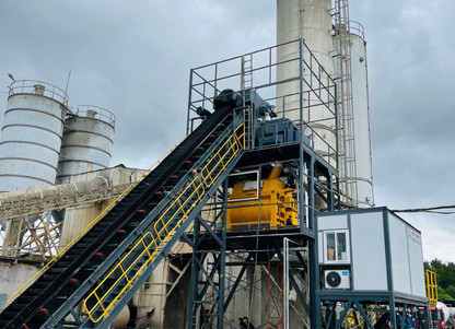 Осуществлена поставка бетонного завода YSC – 120 (Московская область, г. Троицк)